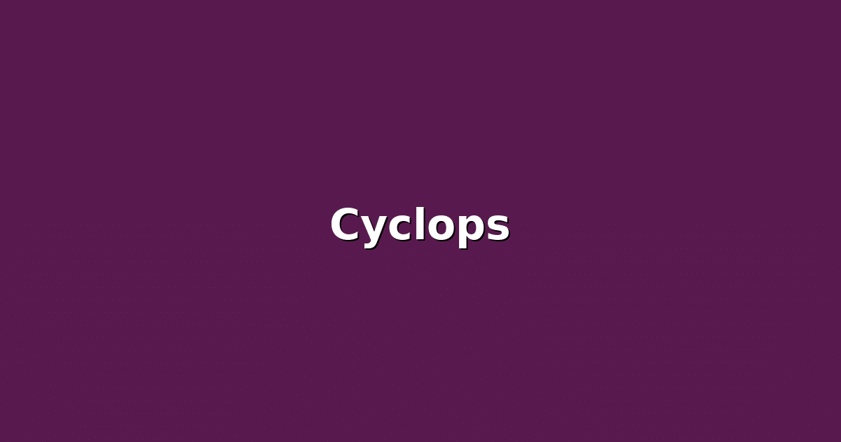 Who is Cyclops? Cyclops Songs, Music, Discography & Artists Like ...